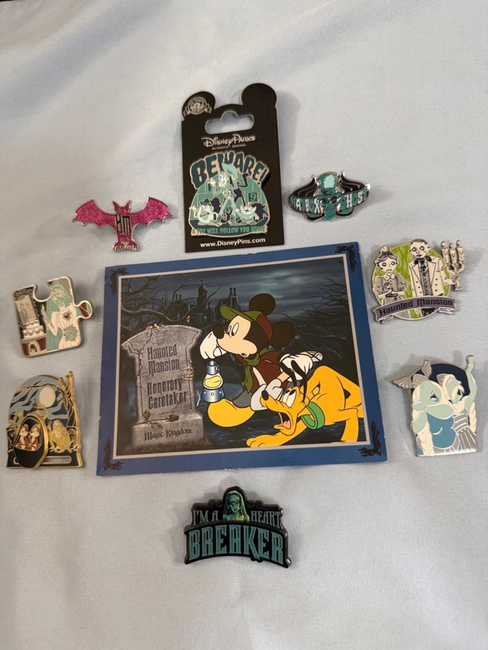 Disney Haunted Mansion Trading Pins - Lot of 8